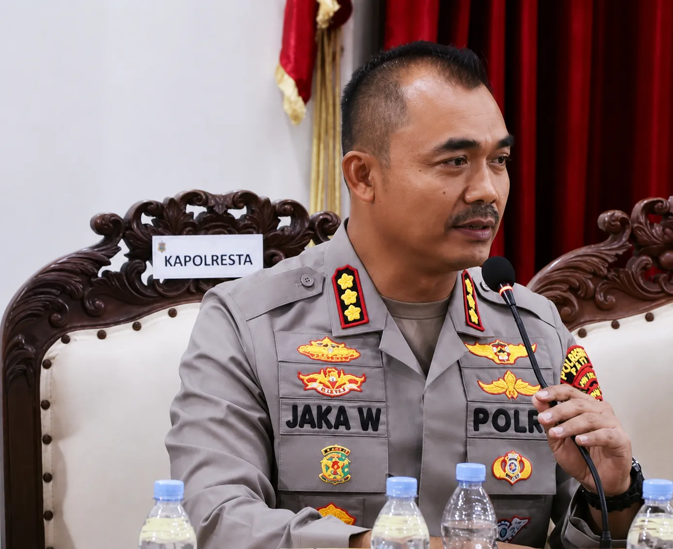 Kawal Aksi Damai BRIS, Kapolresta Pati Instruksikan Anggota Kedepankan Sikap Humanis