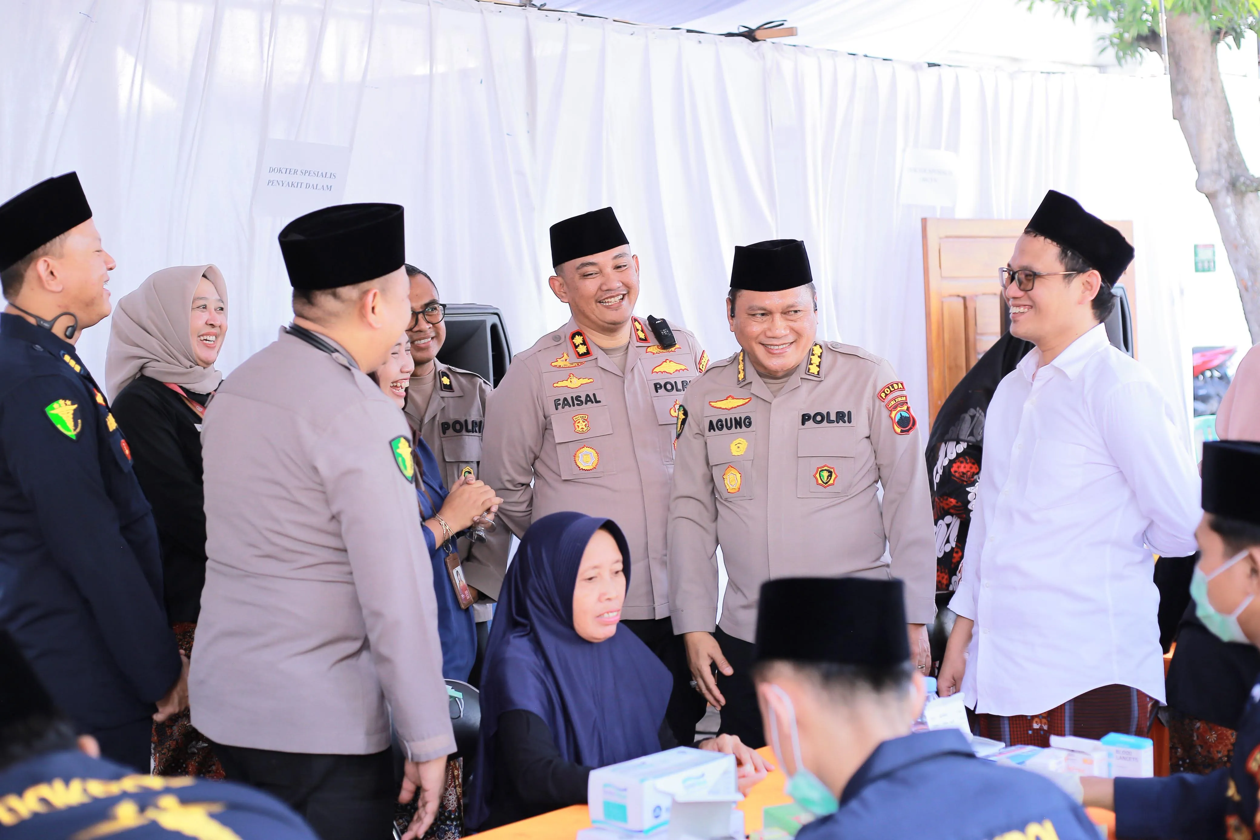 Ponpes LP3IA Narukan Jadi Pusat Bakti Kesehatan Hari Bhayangkara ke-80 Polres Rembang